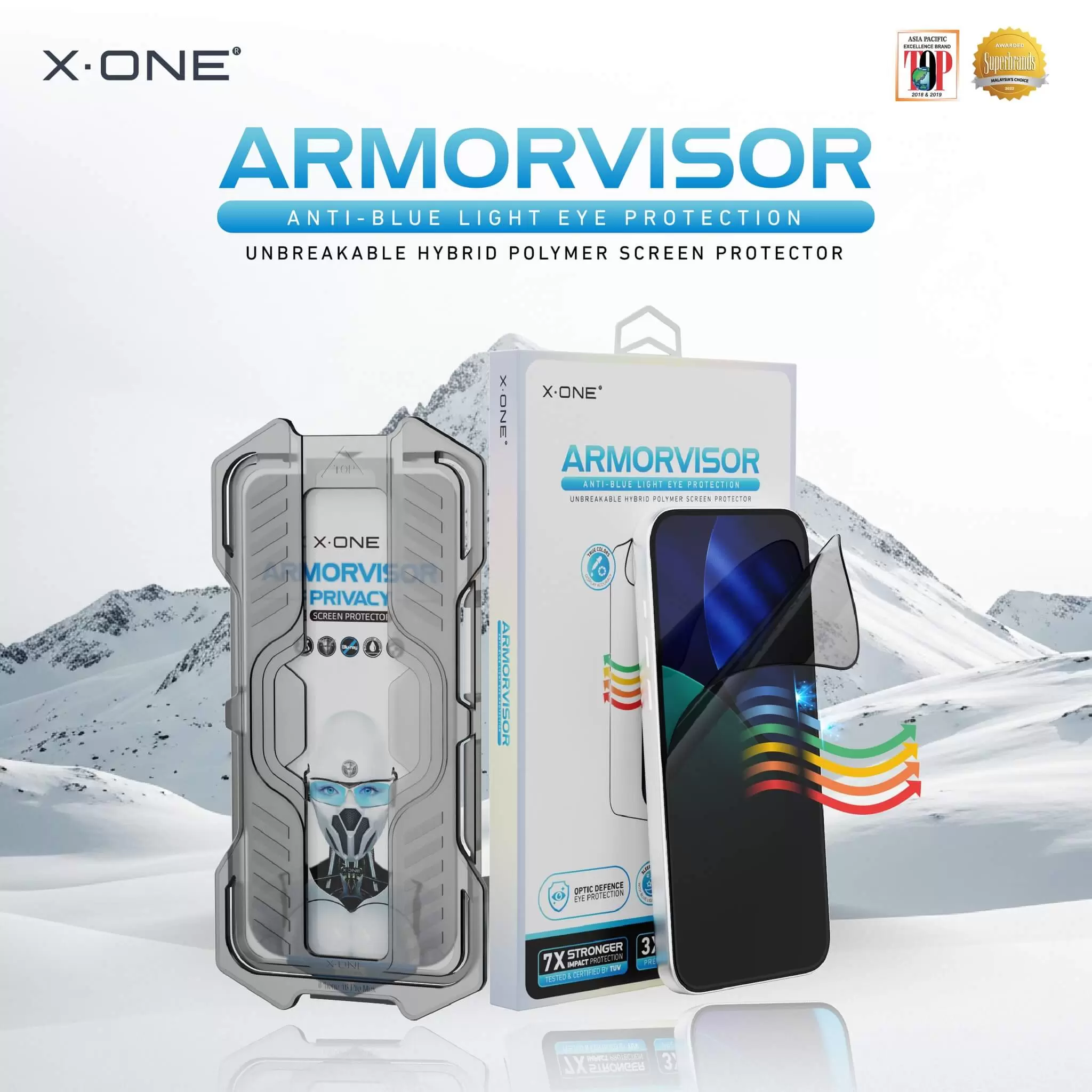 Armorvisor Privacy مع مجموعة التثبيت